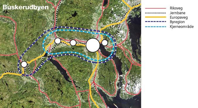 VEDLEGG Dette er vedlegg til informasjonsnotat (30.11.07) om Buskerudbyen samarbeid om areal- og transportutvikling et prosjekt under oppstart.