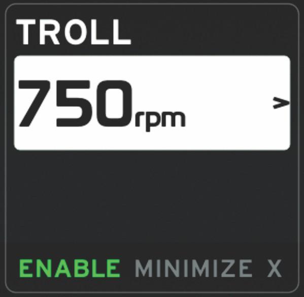 Del 5 - Nvigere i skjermildene Dorgefunksjonen seres på turtllet med mindre en Mercury Mrine-GPS er integrert i CAN-nettverket.