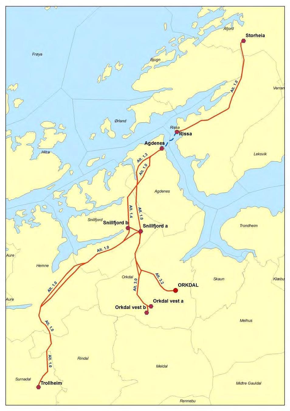 2. TILTAKSBESKRIVELSE SENTRALNETT 2.