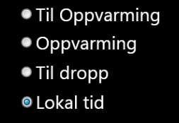 2 INNSTILLINGER Hockey Score starter alltid opp med lokal tid valgt. Hockey Score har mange automatiserte funksjoner som man enkelt kan dra nytte av.