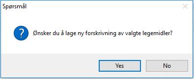 Side 7 2. Velg Faste for å velge alle faste legemidler. Disse vises med Fet skrift. 3. Klikk på knappen Hurtigforny eller høyre-klikk og velg Hurtigforny i menyen. 4.