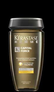 HÅRBAD HOMME Bain Capital Force Vita-Energétique Energigivende og oppfriskende shampoo For menn med normalt hår. Etterlater håret sterkere og glansfullt, med en frisk følelse.