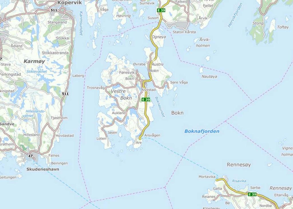 1 BAKGRUNN FOR PLANARBEIDET 1.1 Innledning I kommuneplanen for Bokn kommune er det avsatt et område for utviding av eksisterende næringsområde ved Knarholmen.