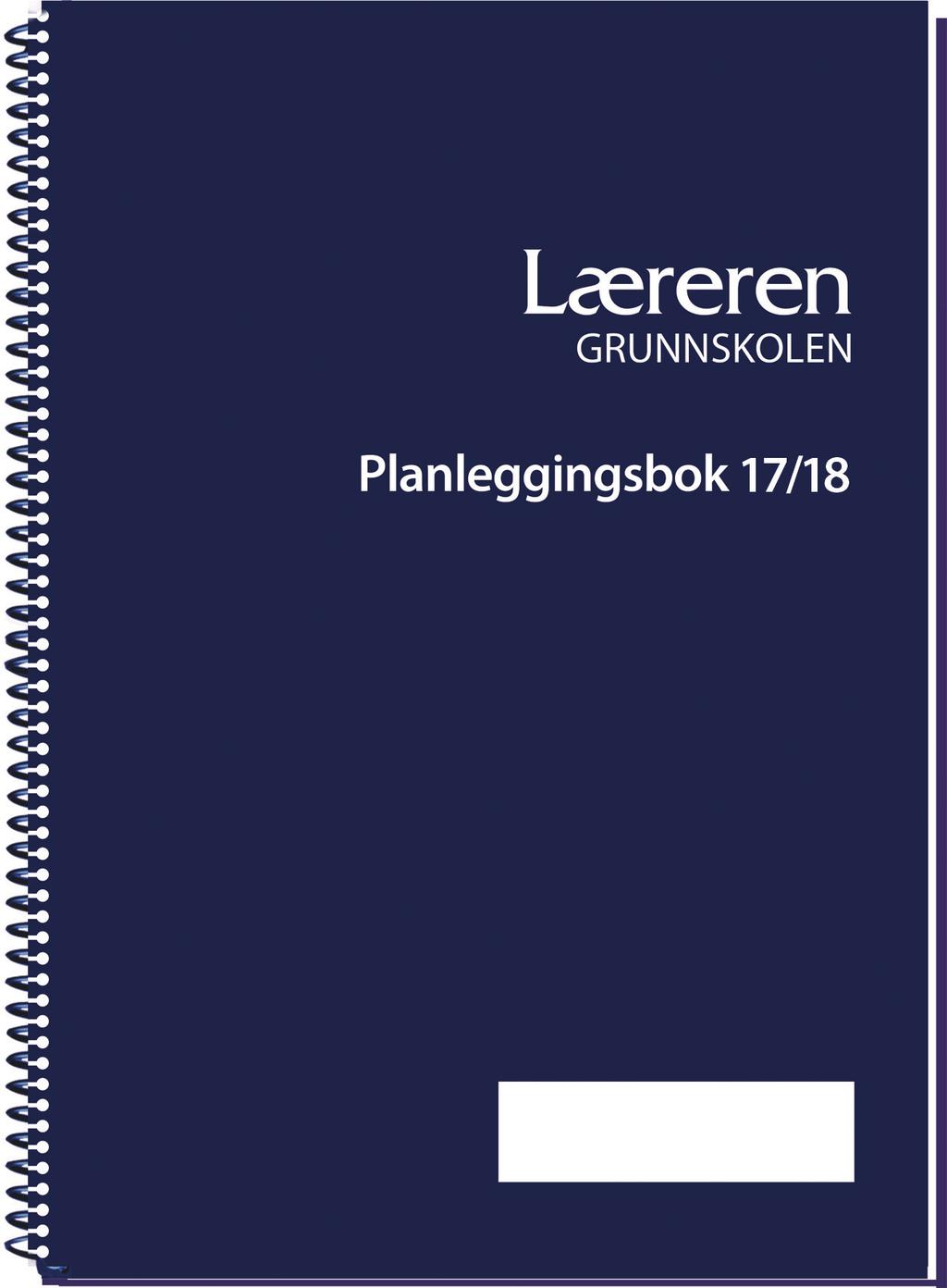 7.sans Planeggingsbok - Barnehagelæreren 27-172 23 122 Sidestørrelse: 21 x 29,7 cm Klokkeslett fra-til: 07:00-19:45 Type papir: 80 gr hvitt offset papir Wire-O Ukeoversikter og rikelig med plass til