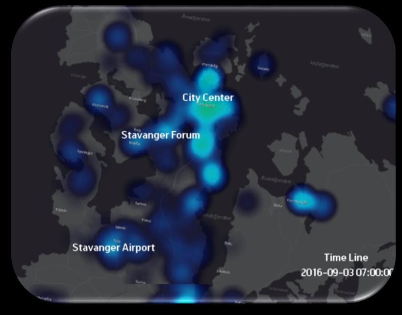 Mobility Analytics fra Telenor som grunnlag for bedre beslutninger Mobiltelefoners kommunikasjon med nettverket kan aggregeres for å forstå hvordan befolkningen beveger seg og gi