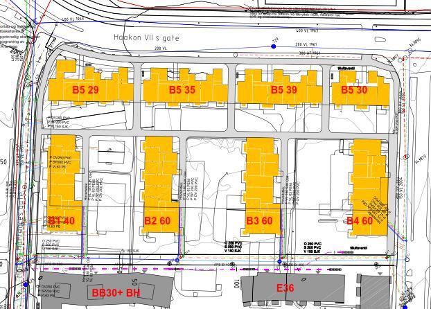 Sid 4 av 7 FORSLAG TIL PLANLØSNING FOR A-ANELGG På bakgrunn av forslag til rgulringsplann r dt utarbidt t forslag til A-plan, tgning HB3.