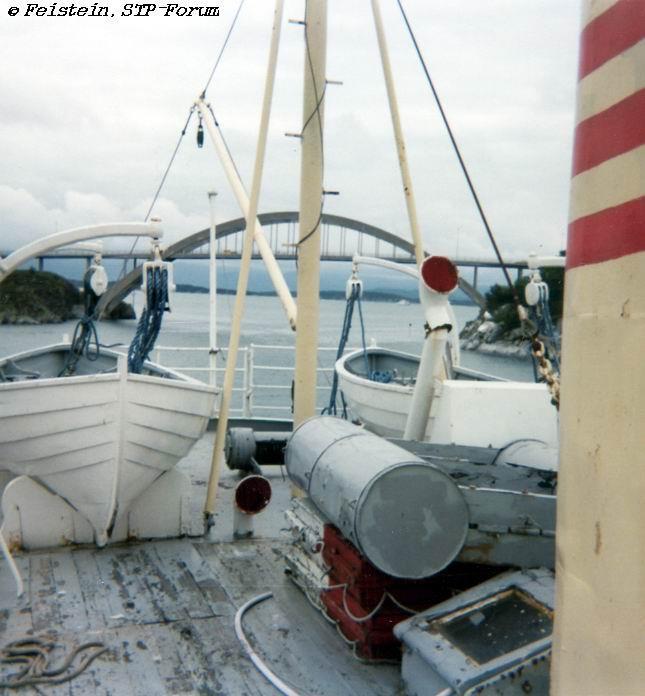 293 En befaring ble foretatt for å vurdere skipets tilstand mens det lå ved verftet i Stavanger.