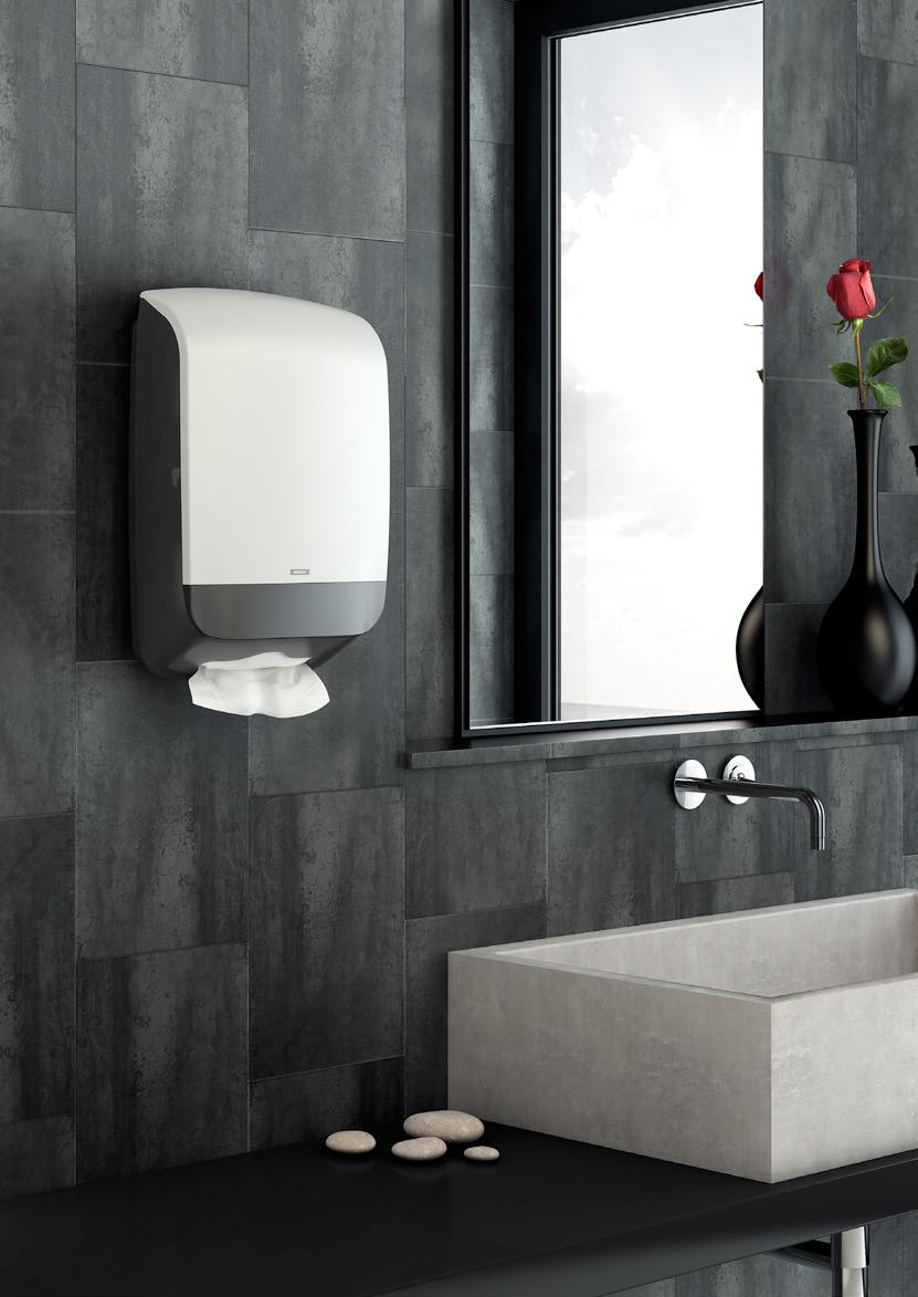 NORSK DESIGNRÅD Toalettdispenser Katrin Inclusive Gigant L - Sort Dispenser av ABS-plast med universell utforming.