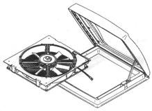 Beskrivelse Ventilasjon AIRVENT AirVent øker ventilasjonen i bobilen. Formålet er å kjøle bobilen på varme sommerdager.