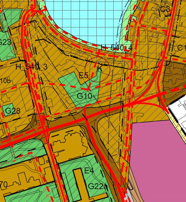 Plankart tidligere høringsforslag Justert plankart Høring Kommunen ønsker gjerne synspunkter på om de justerte rammene for byutvikling i området er i tråd med nasjonale og regionale forventninger til