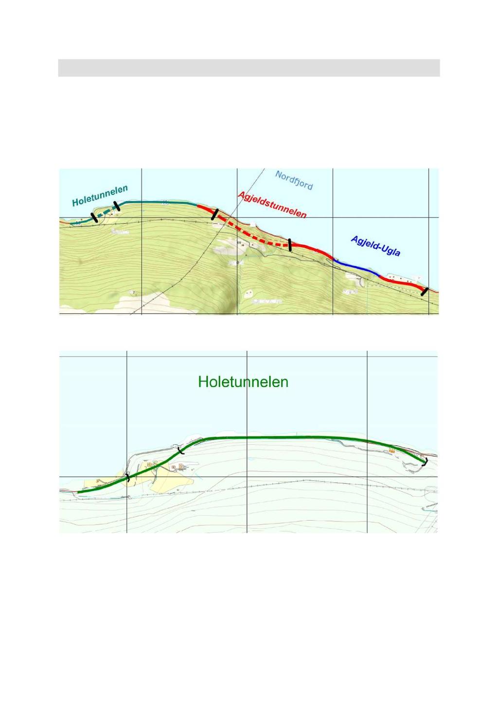 1 S A M A N D R A G Fv. 60 Holetunne len er ein av tre parsellar mellom Olden og Innvik som skal ut betrast til to feltsveg.