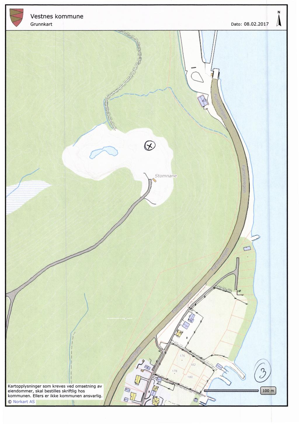 *1 N Vestnes kommune Grunnkart K9 Kartopplysninger som kreves ved omsetning av eiendommer, skal