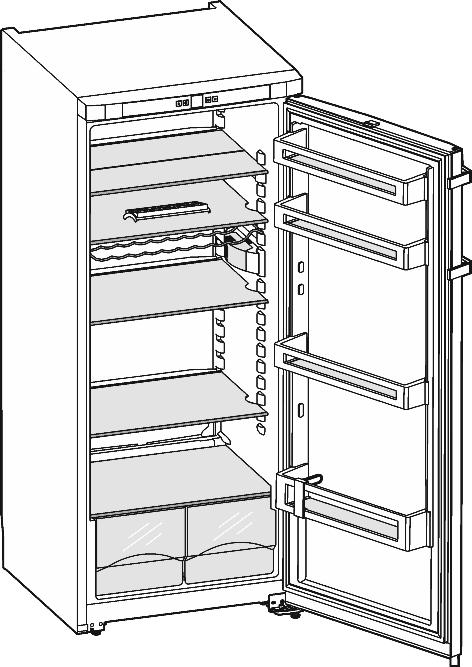 Bruksanvisning Stående kjøleskap