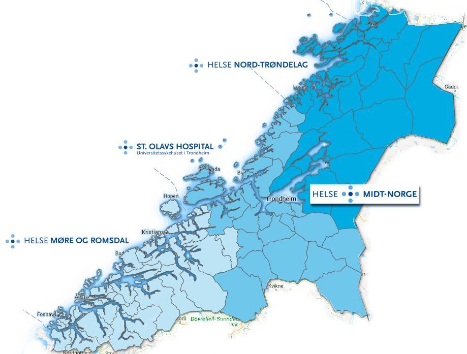 Helse Midt-Norge n Nøkkeltall: 720 000