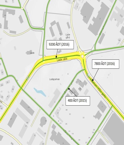 mesteparten av eiendommen til parkering, men eiendommen, som tidligere var eid av Trondheim kommune, er nå solgt til Harald Hårfagres gate 8 AS.