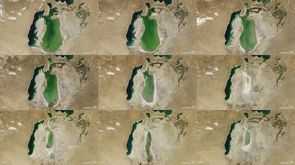 Aral-sjøen 2000 2013 fra Nimbus