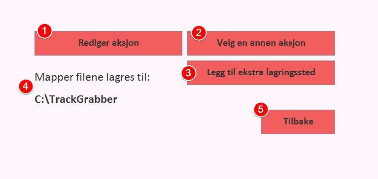 4 Rediger aksjon Etter at du har opprettet en aksjon og når applikasjonen venter på at en GPS skal kobles til, vil du se denne skjermen: Navnet og starttiden for gjeldende aksjon finner du i høyre