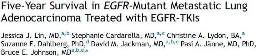 Kvinner, sør øst asiater, aldri røykere og adenocarcinom hadde høyest sjanse for respons Senere så man at nesten bare svulster med EGFR mutasjoner