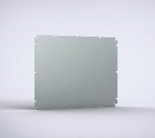 Polykarbonatserien Tilbehør 0 Montasjeplate, OMP Montasjeplate i stål for OABP/OPCP-bokser. 1,5mm galvanisert stål. 1 stk.
