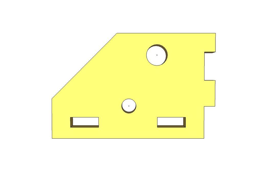 2,8 mm Girkasse sideplate høyre 27,0 mm 13,0