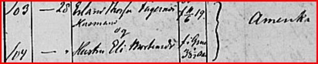 I 1866 dro Annes bror Erland født 1819 etter sammen med sin ektefelle Eli Mortensdatter (født 1828) fra Vålberget i Grue. De fikk attest 28.06.1866. Hennes bror Kristian født i 1833 får attest av 31.