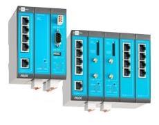ruterløsninger. Ethernet LAN/LAN, I/O, ADSL/VDSL, RS232/485. - ETSM og ETSU Ethernet switch for industriell bruk.