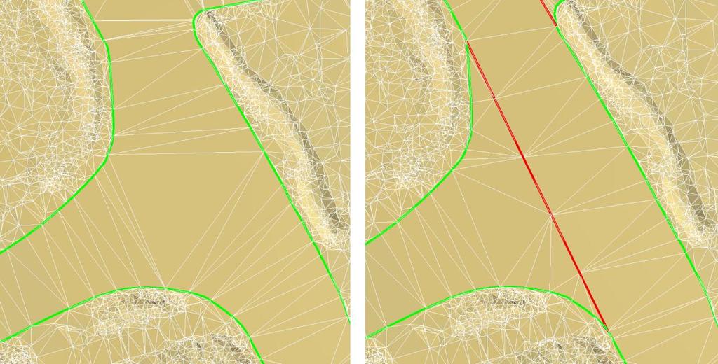 3.3 Vektordata En tilrettelegging av vektordata i form av avgrensninger og fortetting vil være nødvendig. 3.3.1 Utvalg av FKB-Vektordata I FKB-data som leveres er det kun et utvalg av vektordataene som egner seg til bruk som brytningslinjer i en TIN.