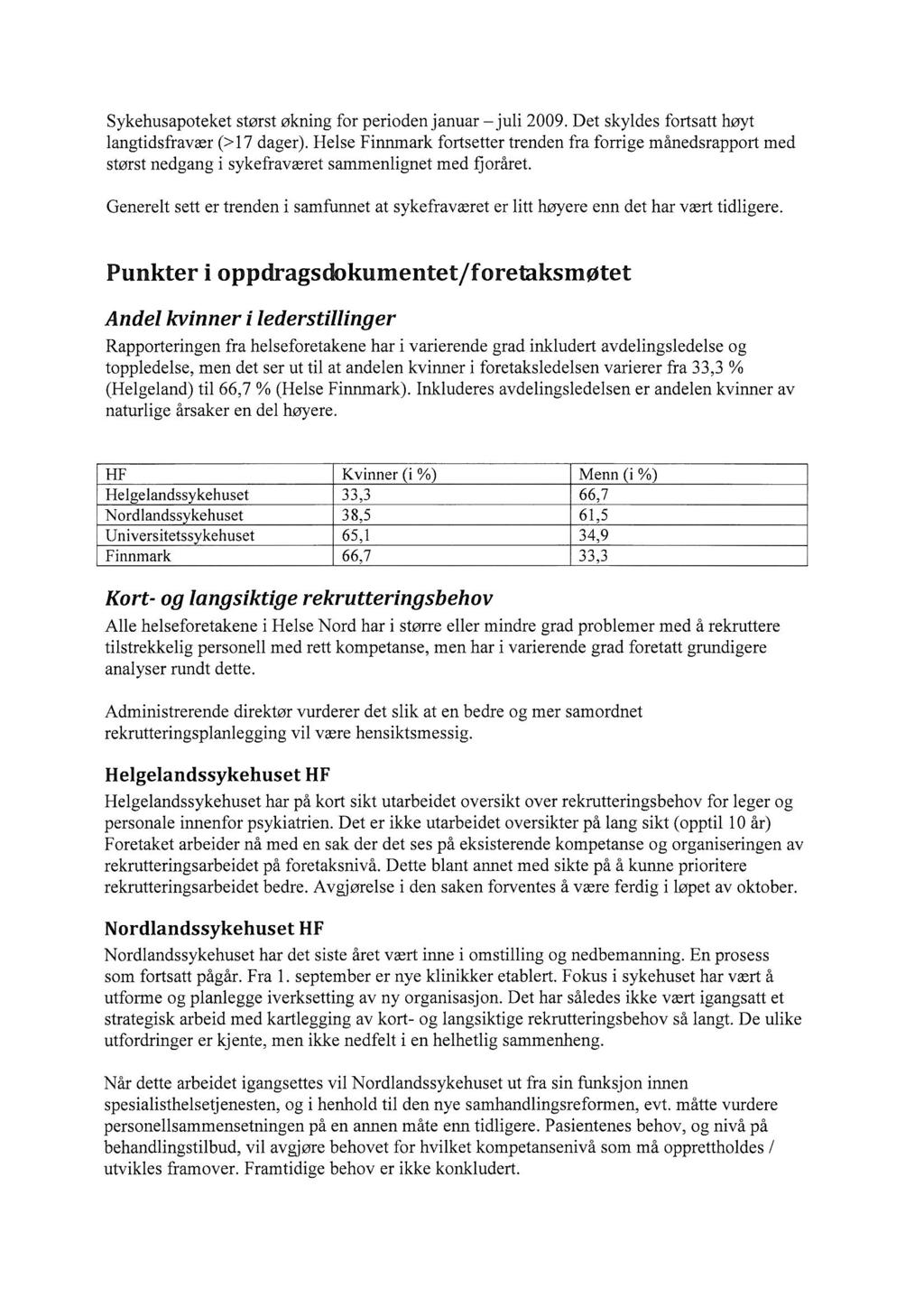 Tertialrapport