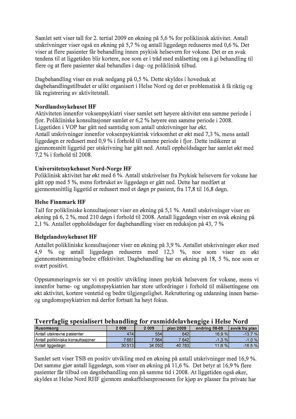 Tertialrapport