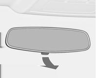 Dersom et sidespeil er felt inn elektrisk og felt ut manuelt, blir det andre speilet felt ut elektrisk når du klemmer knappen ned.