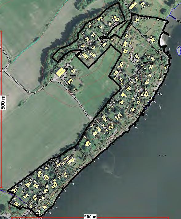 Område BV 15 Strandveien, Vettrebukta. Område BV 16 Ytre del av Løkeneshalvøya / Konglungen (fastland).