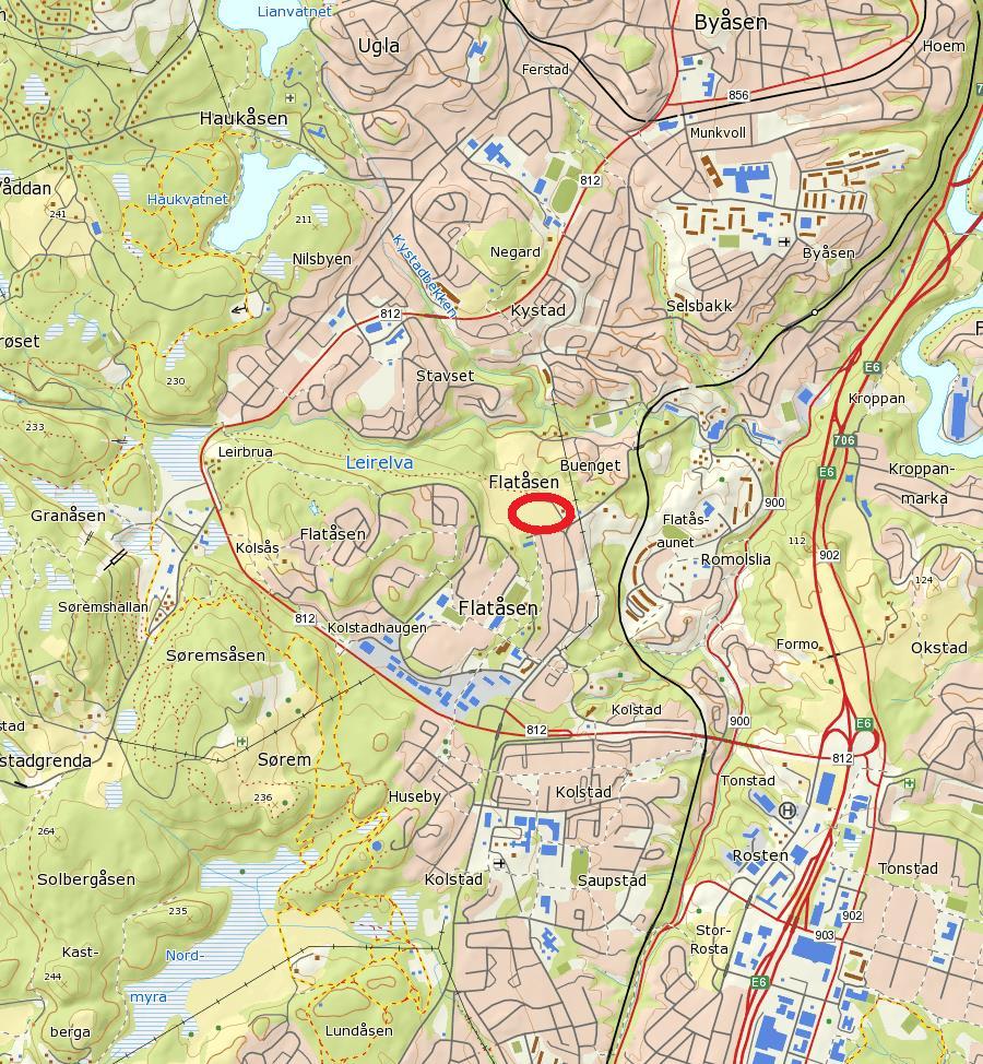 STØYUTREDNING 5 1. INNLEDNING I forbindelse med reguleringsplan for Flatåsen Nordre er Rambøll engasjert av Heimdal Eiendom AS for å utføre en støyvurdering.