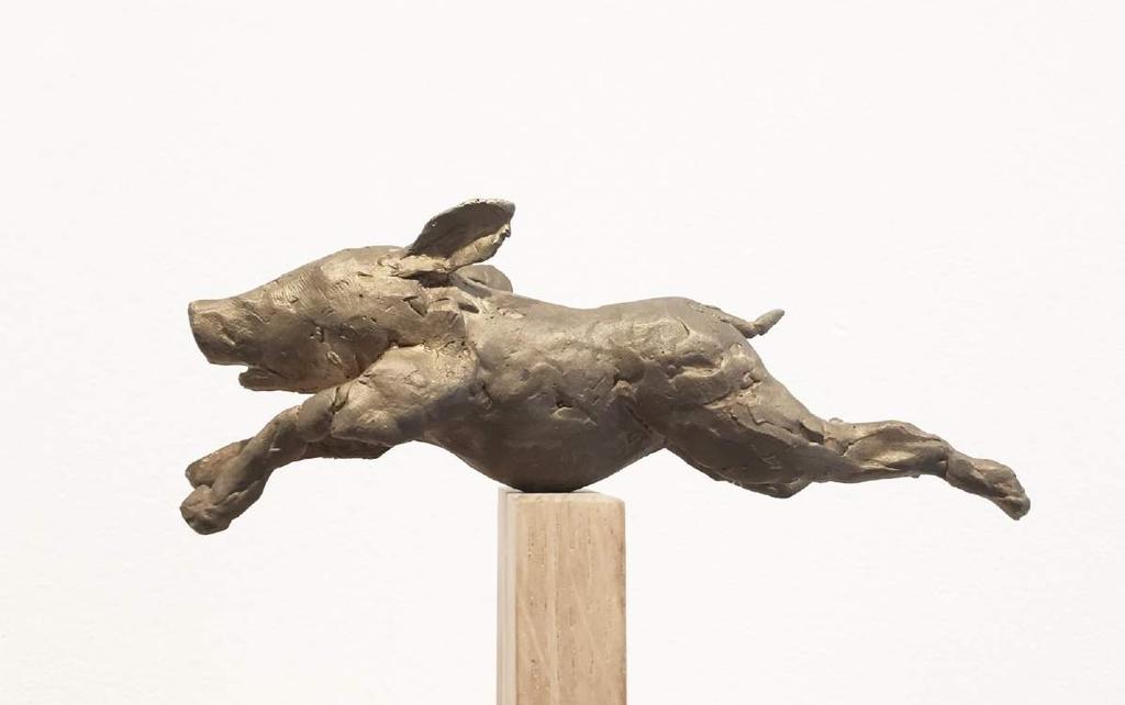 PePer Hepsø, Leaping figure (2014), upalnert
