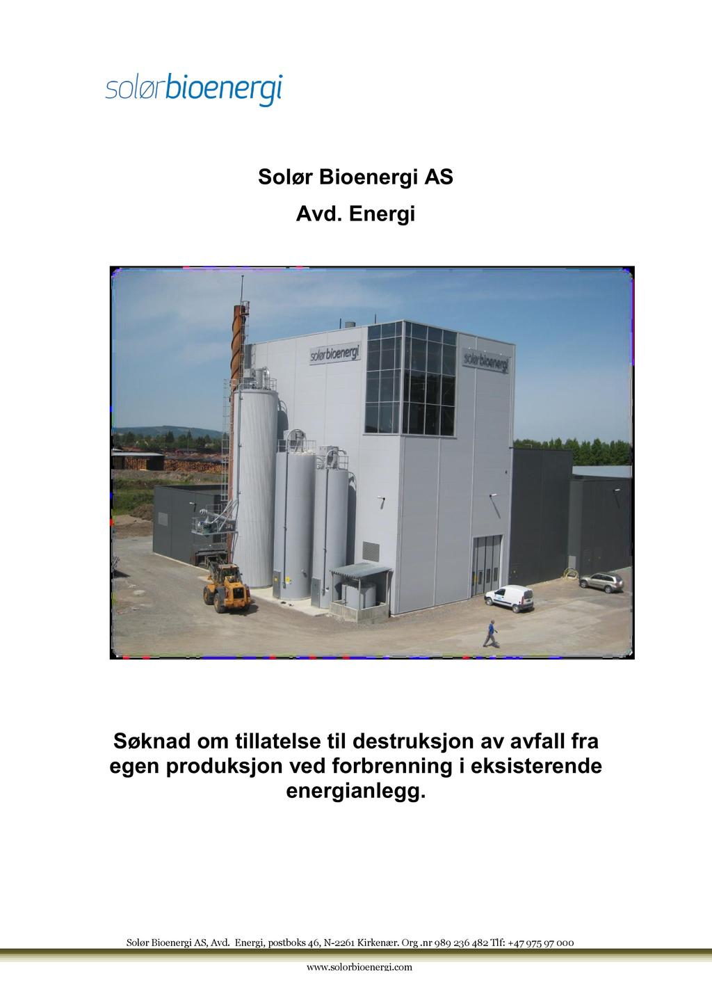 Solør Bioenergi AS Avd.