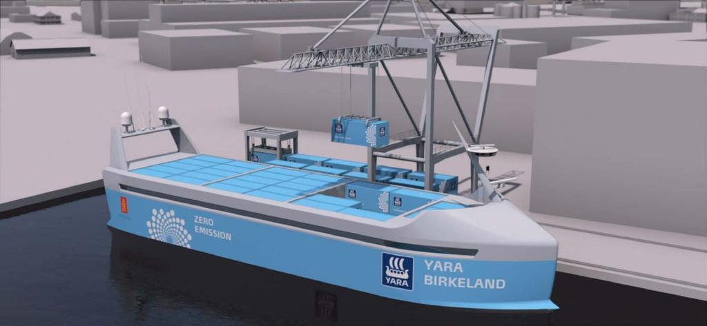 May 2017: The vessel Yara Birkeland will be the