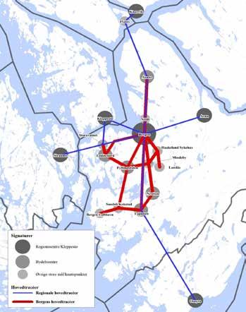 planarbeidet. Stamlinjer kan være både buss og bane.