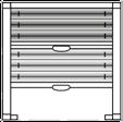 PLISSÉGARDINER MODELLER MODELL BB 20 - LODDRETTE & VIPPEVINDUER (MAKS 75 O ) Utspent modell med trinnløs snorbrems og grep. Det monteres to grep på bredde over 100 cm. Fast overlist. Min.