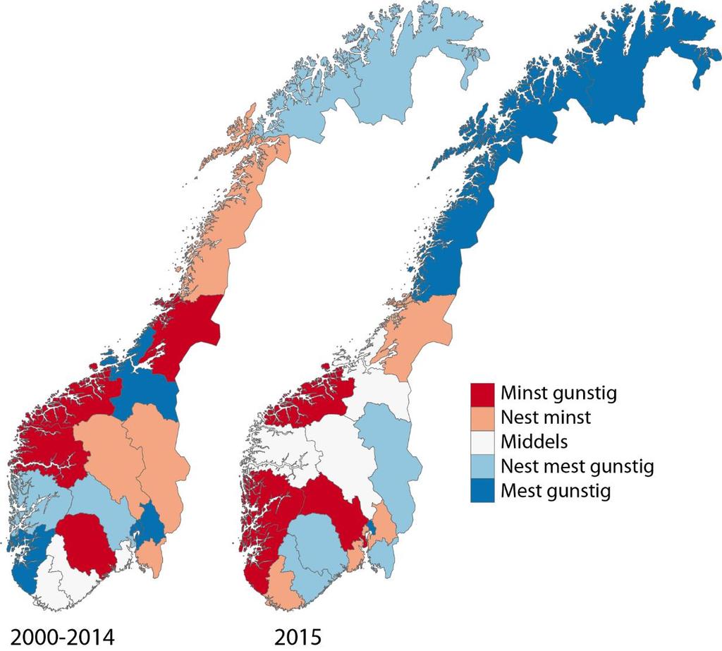 1.12 Strukturelle endringer Oljekrisen har fått en ganske sterk betydning for de strukturelle forutsetningene for vekst i næringslivet.