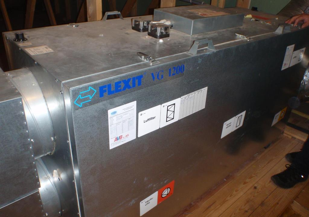 FLEXIT VG1200, plassert i