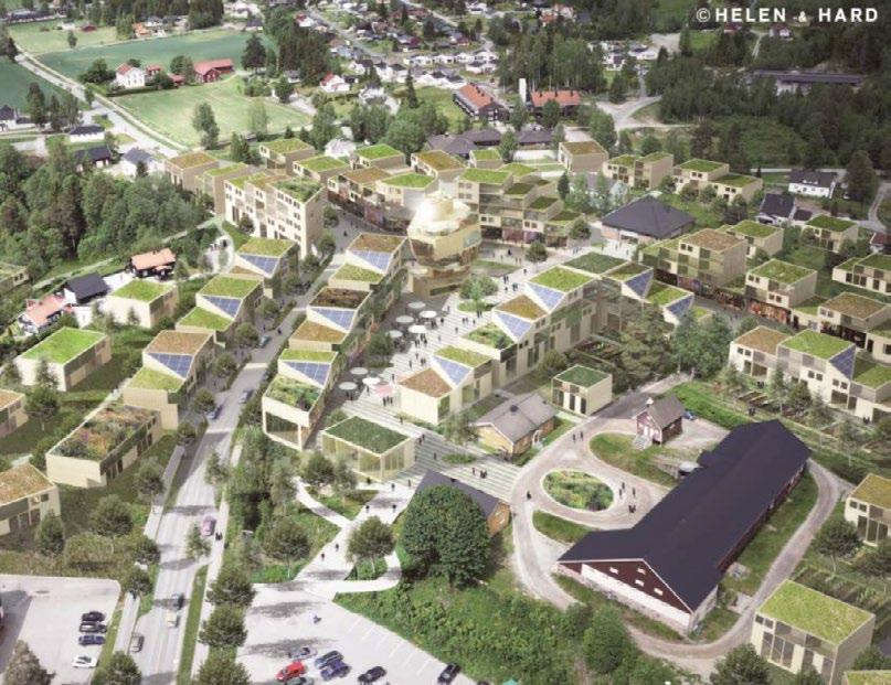 Hurdal Her planlegges det for 1000 nye boliger i en urban bærekraftig landsby.