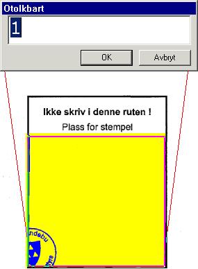 5 Manglende eller utydelige stempel på stemmeseddel Stemplene på stemmesedlene er garantien for at noen ikke har puttet flere stemmesedler i urnen.