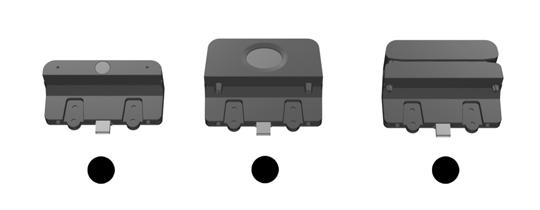 Installere ekstra USB-moduler Det er tre valgfri USB-moduler tilgjengelig fra HP (selges separat): (1) et webkamera for live video (2) en integrert fingeravtrykkleser for ekstra sikkerhetsfunksjoner