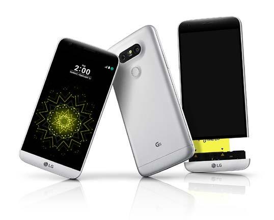 LG LANSERER G5, DEN FØRSTE MODULÆRE SMARTTELEFONEN Det nyeste designet fra LG ble for første gang vist på Mobile Word Congress 2016, omringet av LG-familien som gjør samlingen komplett. OSLO, Feb.