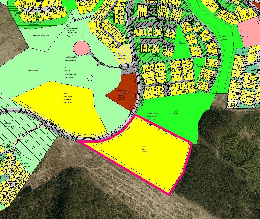 Kommuneplanen og regionalplanens retningslinjer og bestemmelser er revidert siden planen ble vedtatt, noe som fører til at flere av kravene bortfaller til fordel for nye overordnede føringer.