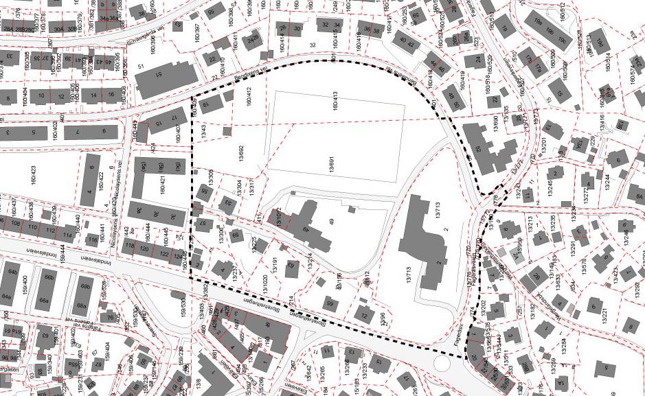 PLANOMRÅDET Planområdets avgrensning. Planområdet er avgrenset av Storetveitveien, Fageråsveien og Bedixensvei. Det er ingen kjente, automatisk fredete kulturminner innenfor planområdet.