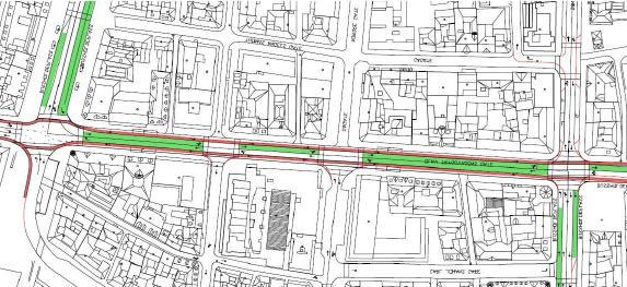 ... Sett inn saksutredningen under denne linja Saksutredning: I gatebruksplanen for Midtbyen, som ble vedtatt i Bystyret 14.06.