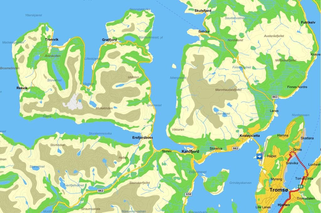 Grunnvannsundersøkelser i Tromvik 6 privat vannverk, forsyner mesteparten av bebyggelsen (ca. 150 personer) og et fiskebruk. Vannverket har et gjennomsnittelig vannforbruk på 1,3 l/s.