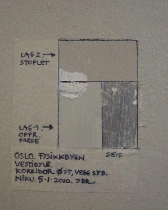 Veggfarge: C. Bygningselement Farge NCS S Kode Materialer Glans Verktøy Veggfarge: C.