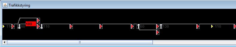 Hovedprosjekt HiO 2010 Produktrapport ERTMS Driver Interface Simulering 3.4 OPPRETTELSE AV ØVRIGE VINDUER 3.4.1 TRAFIKKSTYRINGFRAME Vinduet for trafikkstyring blir nå opprettet.