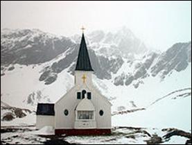 1904 på vegne av Compañía Argentina de Pesca (Argentinas fiskekompani) - på britisk jord, med norske materialer og nordmenn, spesielt fra Vestfold.